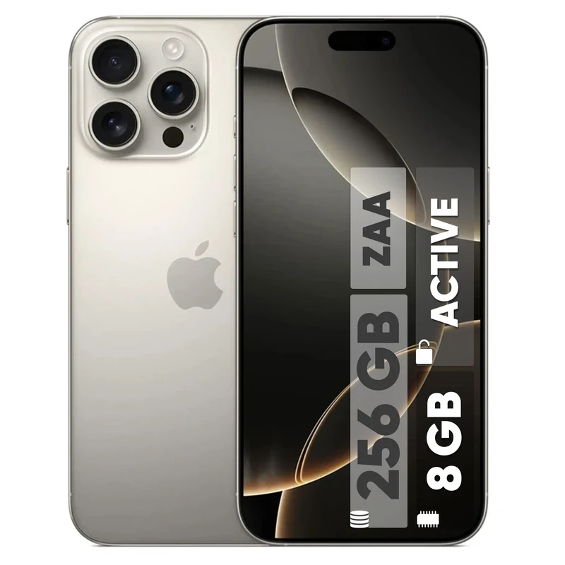 گوشی اپل iPhone 16 Pro Max ZAA رجیستر‌شده دو سیم‌کارت 256 گیگابایت با رم 8 گیگابایت